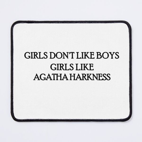 Item preview, Girls don't like boys - Agatha Harkness design designed and sold by DMBurton.