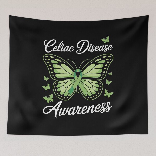 Item preview, Green Ribbon Celiac Disease Awareness designed and sold by catsdothingz.