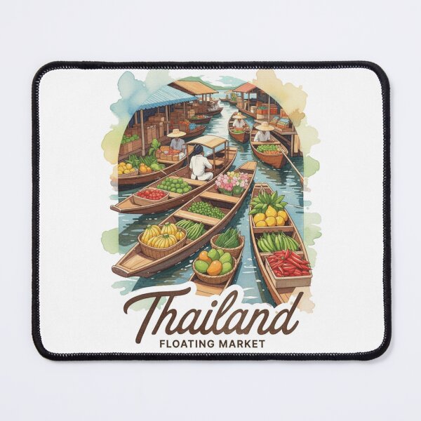 Item preview, Floating Market Thailand | Damnoen Saduak designed and sold by Dikshant Goyal.