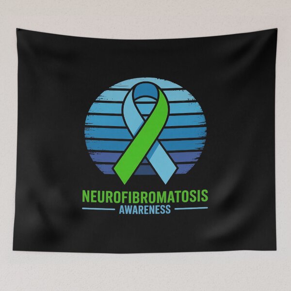 Item preview, Green Ribbon NF1 Neurofibromatosis Awareness Vintage NF designed and sold by catsdothingz.