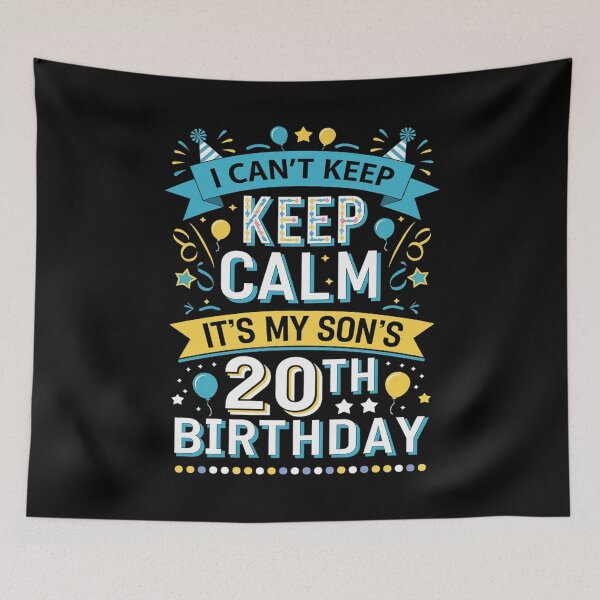 Item preview, 20 Years Old Son Birthday It's My Son 20th Birthday designed and sold by MythWoot.