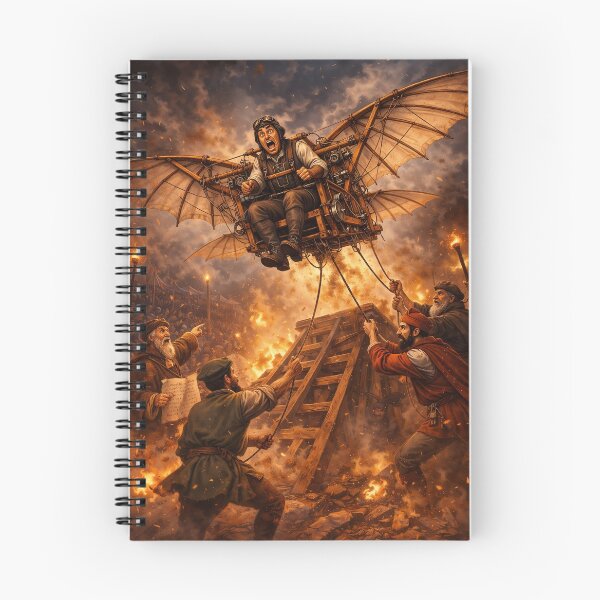 Item preview, Renaissance Flying Machine designed and sold by SnarkleCo.