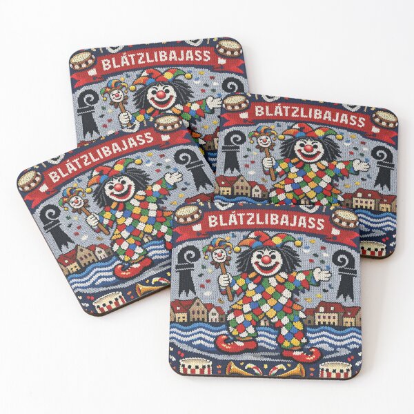 Item preview, Basel Carnival Blätzlibajass Knitting Pattern Design designed and sold by Mauswohn.