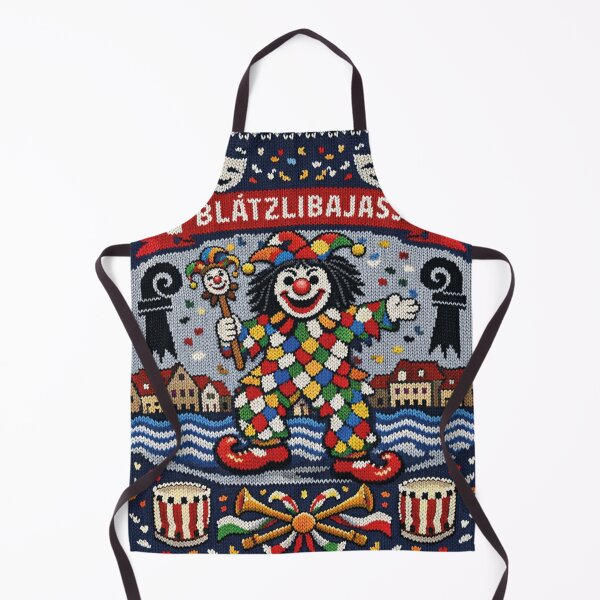 Item preview, Basel Carnival Blätzlibajass Knitting Pattern Design designed and sold by Mauswohn.