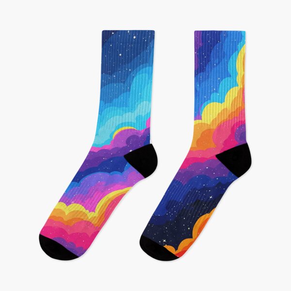 Item preview, Rainbow Nebula Clouds designed and sold by Kaleidoscope Print.