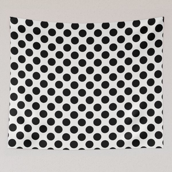 Item preview, Black Large Polka dot on White designed and sold by POLKAIWERX.
