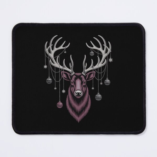Item preview, Gothmas Reindeer Skull Outline Minimal Dark Holiday designed and sold by pxxfsewmfd48.