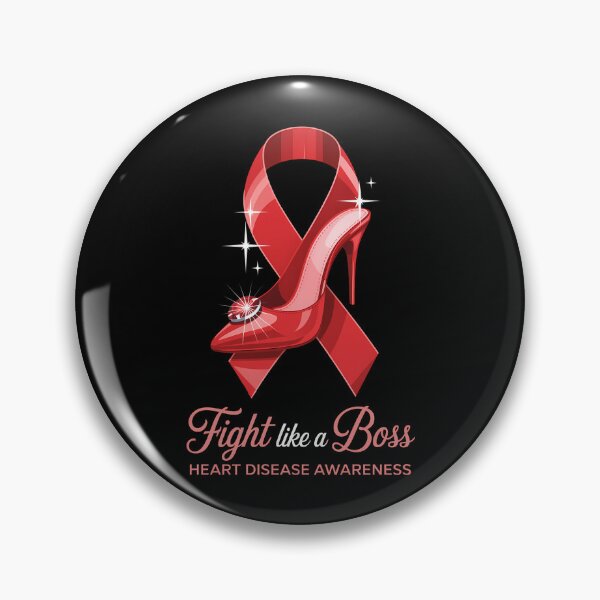 Item preview, Fight Like A Boss Heart Health Heart Disease Awareness designed and sold by EllenJast.