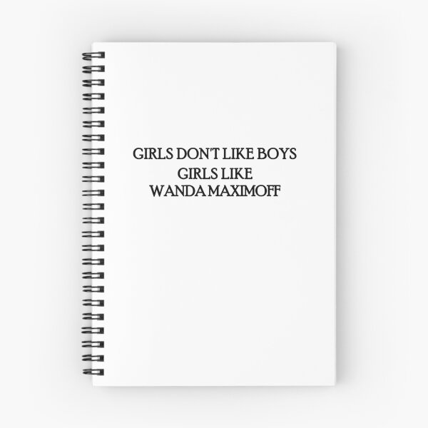 Item preview, Girls don't like boys - Wanda Maximoff design designed and sold by DMBurton.