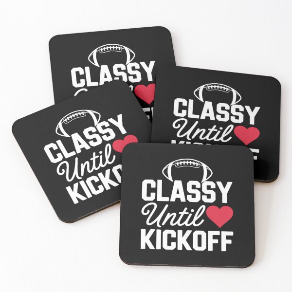 Item preview, Classy Until Kickoff Cute Super Football Bowl Heart designed and sold by FaithAbbott.