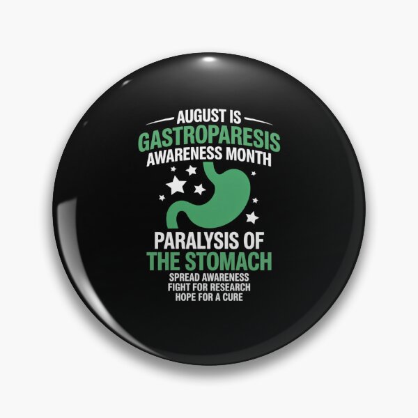 Item preview, Green Ribbon Stomach August Is Gastroparesis Awareness Month designed and sold by catsdothingz.
