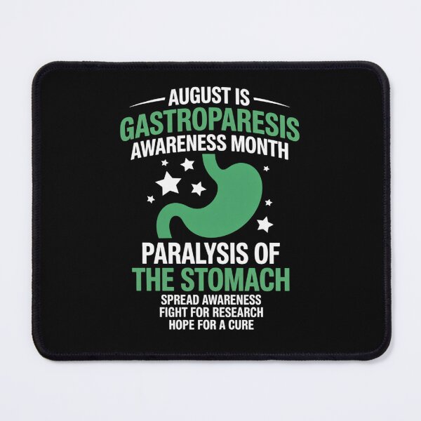 Item preview, Green Ribbon Stomach August Is Gastroparesis Awareness Month designed and sold by catsdothingz.