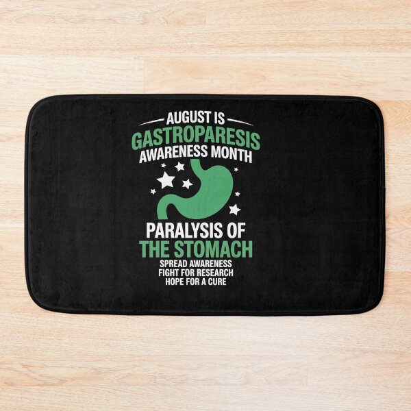Item preview, Green Ribbon Stomach August Is Gastroparesis Awareness Month designed and sold by catsdothingz.