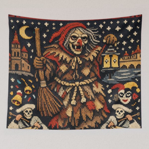 Item preview, Basel Carnival Old Franconian Knitting Pattern Tradition Design designed and sold by Mauswohn.