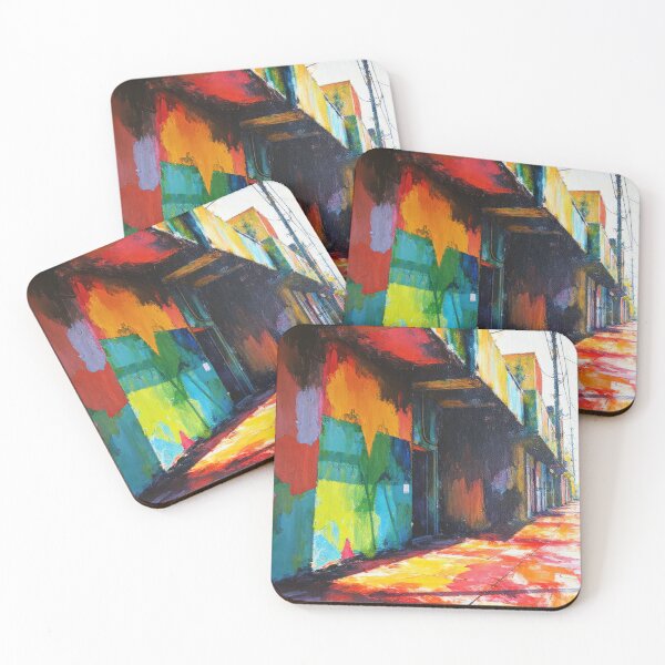 Item preview, Colorful European Alley Impressionism designed and sold by Imaagica.