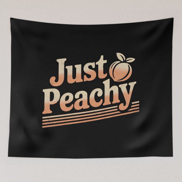 Item preview, Just Peach 70s Georgia Peaches Summer Fruit designed and sold by EllenJast.