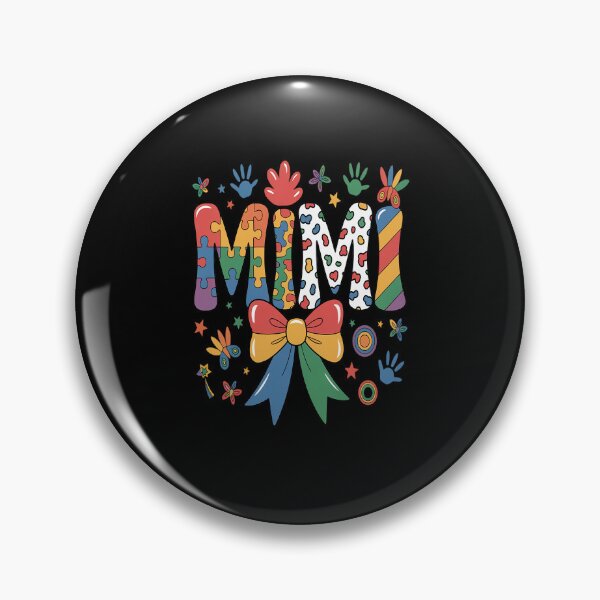 Item preview, Mimi Autism Awareness Day Puzzle Coquette Bow Matching designed and sold by catsdothingz.