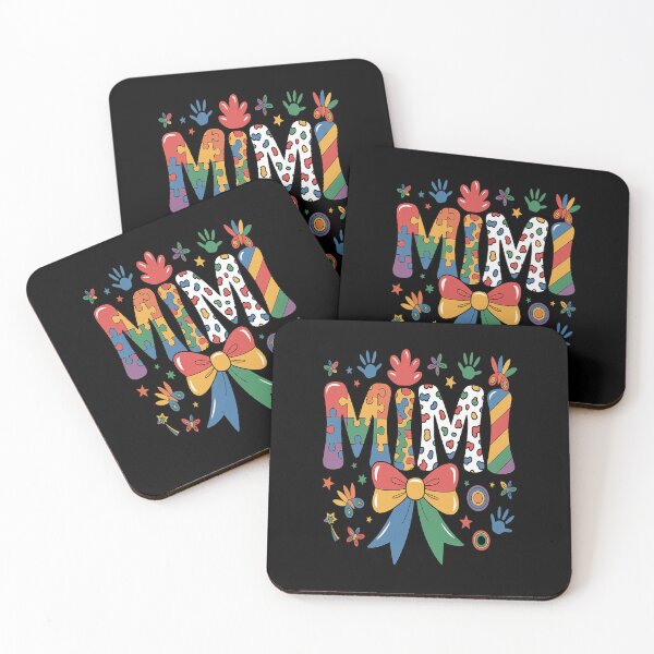 Item preview, Mimi Autism Awareness Day Puzzle Coquette Bow Matching designed and sold by catsdothingz.
