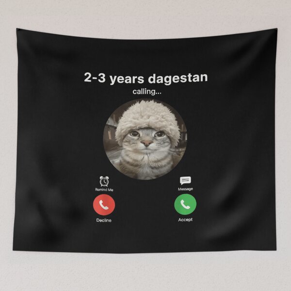Item preview, Funny Cat Incoming Call Meme Internet Humor Illustration designed and sold by MassonCalepon.