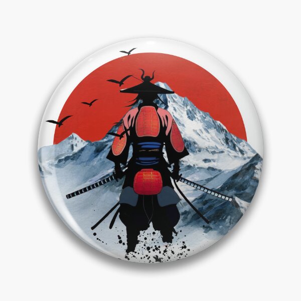 Item preview, Samurai and Red Sun designed and sold by LunaPrintable.
