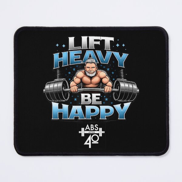 Item preview, Lift Heavy Be Happy Gym Motivation Fitness Illustration designed and sold by MassonCalepon.