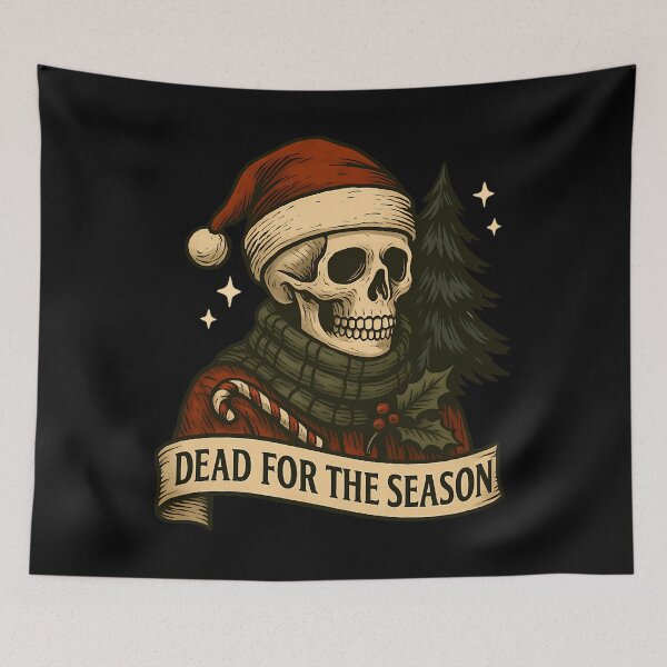 Item preview, Dead for the Season Skeleton Christmas Gothmas designed and sold by mnorseck38.