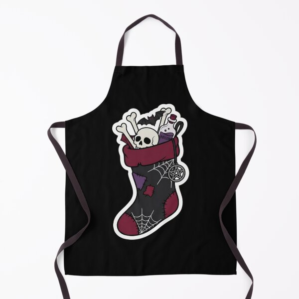 Item preview, Gothmas Creepy Christmas Stocking Bones and Skull designed and sold by mnorseck38.