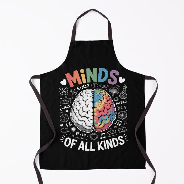 Item preview, Minds of All Kinds Neurodiversity Autism Awareness ADHD ASD designed and sold by catsdothingz.