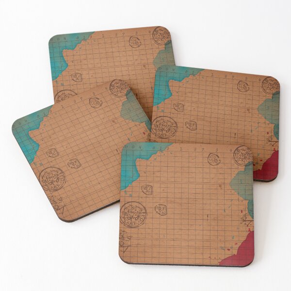 Item preview, Aged Grid Paper Map Texture designed and sold by Kaleidoscope Print.