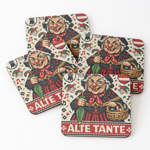 Item preview, Basel Carnival Old Aunt Knitting Pattern Tradition Design designed and sold by Mauswohn.