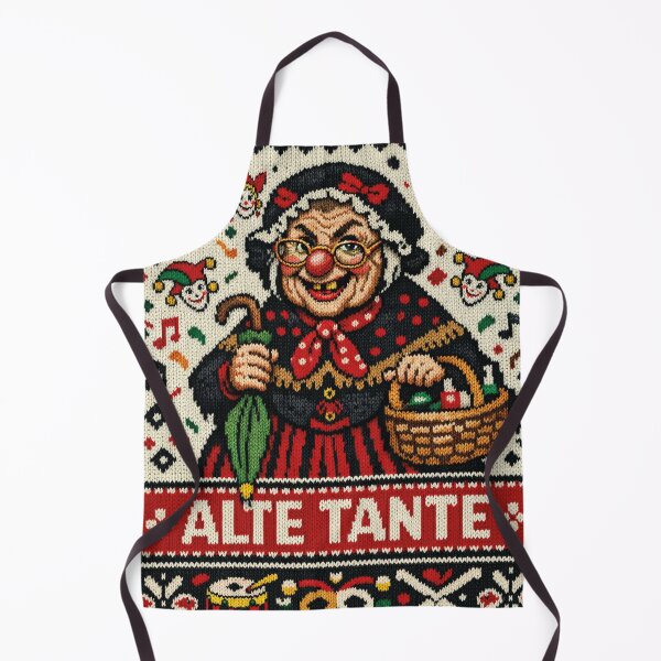 Item preview, Basel Carnival Old Aunt Knitting Pattern Tradition Design designed and sold by Mauswohn.