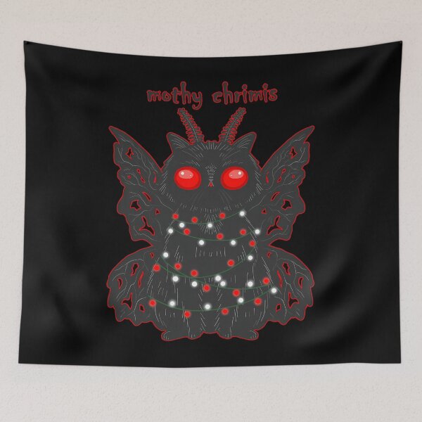 Item preview, Mothcat Mothy Chrimis Spooky Cute Gothmas designed and sold by mnorseck38.
