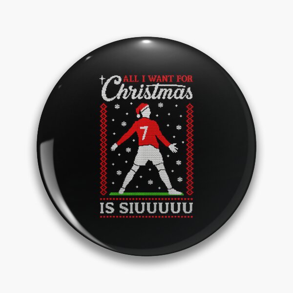 Item preview, All I Want For Christmas Is Siuu Funny Christmas Festive Knitted  designed and sold by salleynhoose.