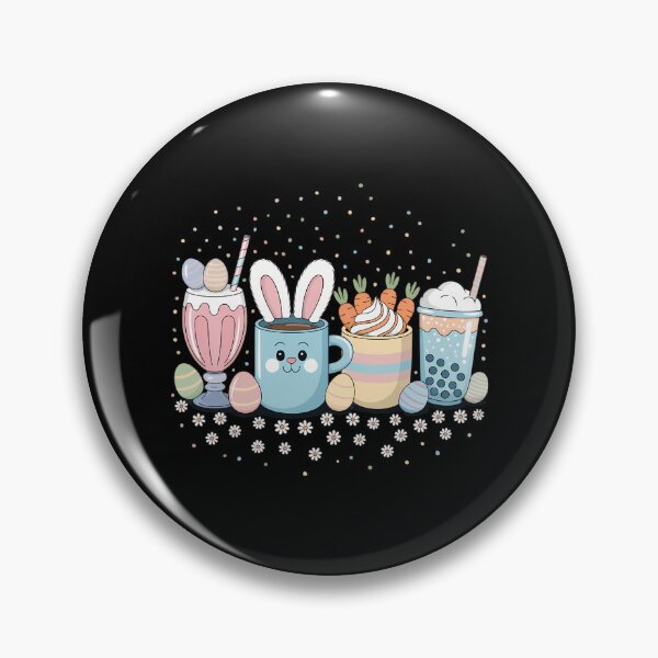 Item preview, Coffee Lover Cups Latte Iced Cream Easter Day designed and sold by FaithAbbott.