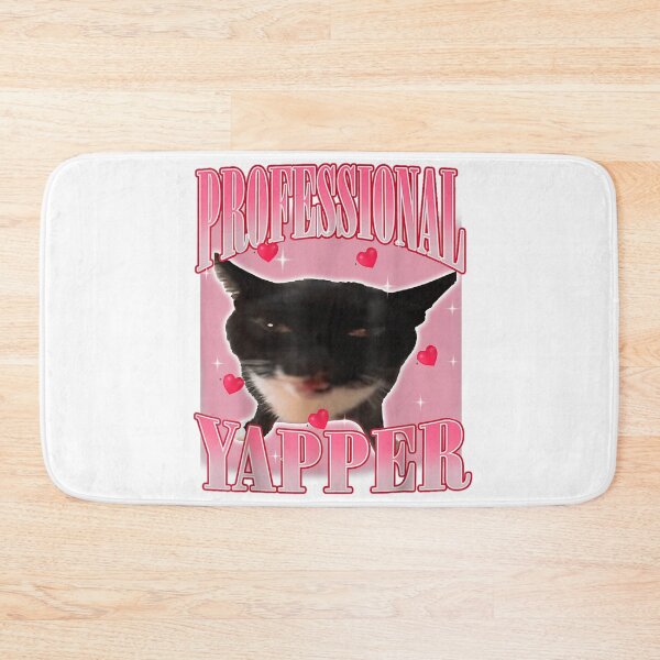 Item preview, Professional Yapper Funny Cat Valentine Humor Illustration designed and sold by DunciOcukino.