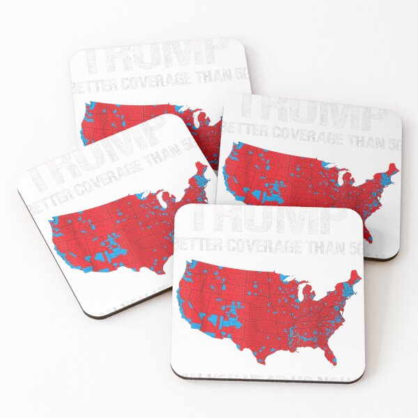 Item preview, Trump Better Coverage Than 5G Funny Map designed and sold by Wittre4512.