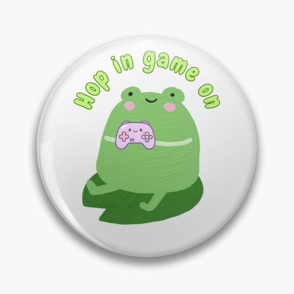 Item preview, Hop In, Game On – Cute Gamer Frog Illustration designed and sold by BloomPixelArt.