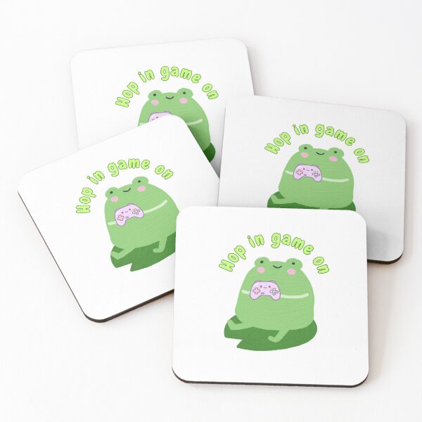 Item preview, Hop In, Game On – Cute Gamer Frog Illustration designed and sold by BloomPixelArt.