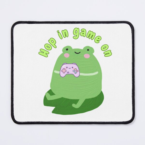 Item preview, Hop In, Game On – Cute Gamer Frog Illustration designed and sold by BloomPixelArt.