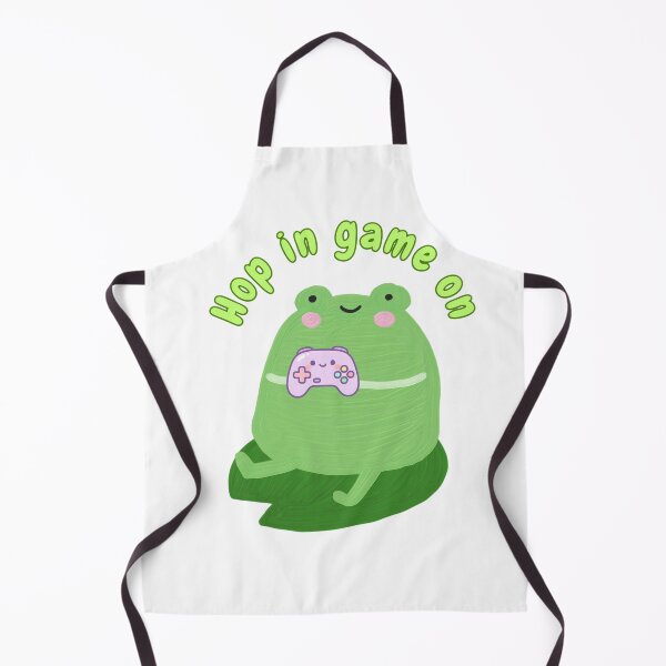 Item preview, Hop In, Game On – Cute Gamer Frog Illustration designed and sold by BloomPixelArt.