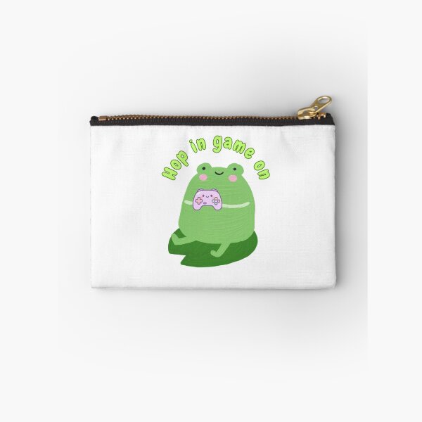 Item preview, Hop In, Game On – Cute Gamer Frog Illustration designed and sold by BloomPixelArt.
