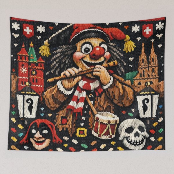Item preview, Basel Carnival Dummpeter Knitting Pattern Tradition Design designed and sold by Mauswohn.