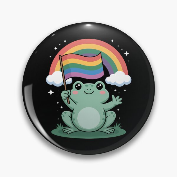 Item preview, Pansexual Pride Pan Flag Cute Frog Subtle LGBTQ designed and sold by EllenJast.