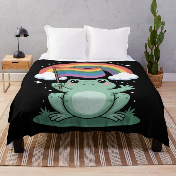 Item preview, Pansexual Pride Pan Flag Cute Frog Subtle LGBTQ designed and sold by EllenJast.