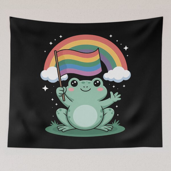 Item preview, Pansexual Pride Pan Flag Cute Frog Subtle LGBTQ designed and sold by EllenJast.