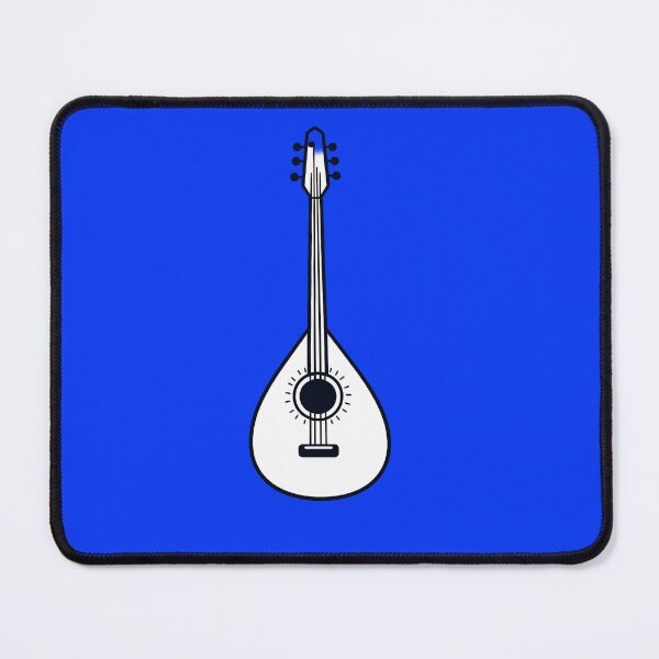 Item preview, Minimalist Electric Saz - Modern Anatolian Rock Art designed and sold by etuvibes.