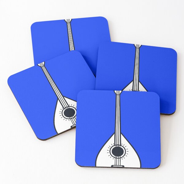 Item preview, Minimalist Electric Saz - Modern Anatolian Rock Art designed and sold by etuvibes.