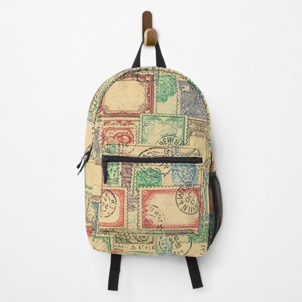 Item preview, Vintage Stamp Collage designed and sold by Kaleidoscope Print.
