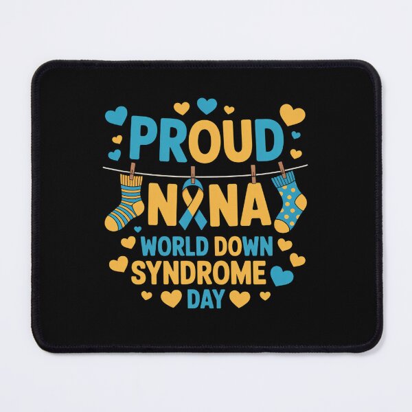Item preview, Proud Nana of World Down Syndrome Day Chromosome Socks designed and sold by catsdothingz.