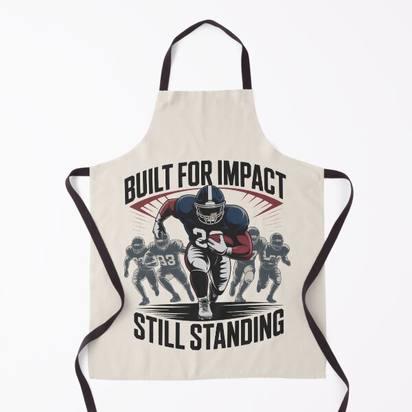 Item preview, Built For Impact Still Standing American Football Athlete Art designed and sold by SplashTastic.